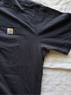Carhartt Dark Blue Loose Fit Boxy Cotton Tee